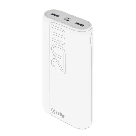 Power Bank Celly 20000 mAh Weiß von Celly, Ladegeräte - Ref: S8427593, Preis: 30,49 €, Rabatt: %