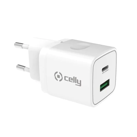 Chargeur mural 2 en 1 Celly Blanc 20 W de Celly, Chargeurs - Réf : S8427609, Prix : 17,41 €, Remise : %