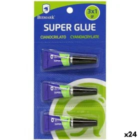 Adhésif instantané Bismark Super Glue 1 g (24 Unités) de Bismark, Colles fortes - Réf : S8428729, Prix : 17,29 €, Remise : %