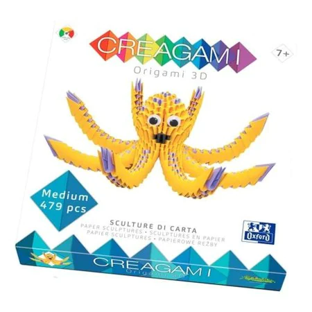 Juego de Manualidades con Papel Oxford Creagami 3D Pulpo de Oxford, Manualidades con papel - Ref: S8429157, Precio: 12,79 €, ...