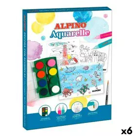 Pictures to colour in Alpino Aquarelle Multicolour (6 Units) by Alpino, Painting - Ref: S8429212, Price: 49,32 €, Discount: %