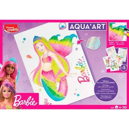 Pictures to colour in Maped Aqua'Art Barbie by Maped, Painting - Ref: S8429326, Price: 20,03 €, Discount: %