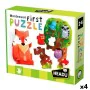 Puzzle HEADU Montessori Forêt (4 Unités) de HEADU, Puzzles classiques - Réf : S8430581, Prix : 58,79 €, Remise : %