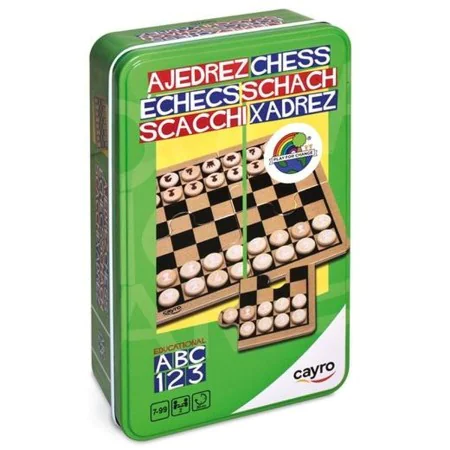 Ajedrez Cayro Madera Metal de Cayro, Juegos tradicionales - Ref: S8430647, Precio: 11,81 €, Descuento: %