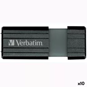 Clé USB Verbatim Store'n'Go PinStripe Noir 16 GB de Verbatim, Clés USB - Réf : S8430876, Prix : 52,30 €, Remise : %