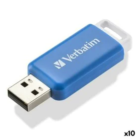 Clé USB Verbatim V DataBar Bleu Noir 64 GB de Verbatim, Clés USB - Réf : S8430926, Prix : 68,34 €, Remise : %