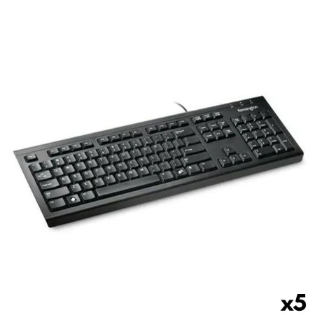 Teclado Kensington 1500109BE Preto QWERTY de Kensington, Teclados - Ref: S8430975, Preço: 65,36 €, Desconto: %