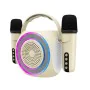 Altavoz con Micrófono Karaoke Celly Blanco de Celly, Karaokes - Ref: S8431049, Precio: 29,85 €, Descuento: %