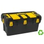 Toolbox with Compartments Archivo 2000 31,5 x 65,5 x 31 cm Black Yellow by Archivo 2000, Boxes, storage and transportation - ...