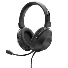 Auriculares Trust Preto 2 m de Trust, Cabos USB - Ref: S8431471, Preço: 18,89 €, Desconto: %