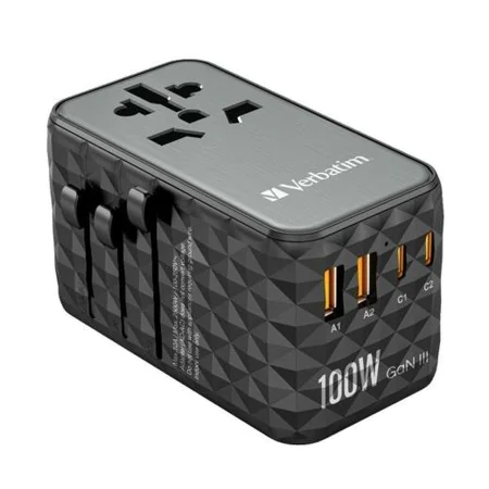 Adaptateur Verbatim Noir Gris 100 W de Verbatim, Chargeurs - Réf : S8431829, Prix : 56,22 €, Remise : %