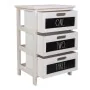 Cassettiera Alexandra House Living Bianco Legno di paulownia 29 x 58 x 40 cm di Alexandra House Living, Comò e cassettiere - ...