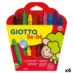 Crayons gras de couleur Giotto BE-BÉ Multicouleur (6 Unités) de Giotto, Cires - Réf : S8433940, Prix : 33,01 €, Remise : %