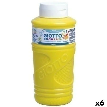 Pintura de Dedos Giotto Amarelo 750 ml (6 Unidades) de Giotto, Tintas - Ref: S8434080, Preço: 39,33 €, Desconto: %