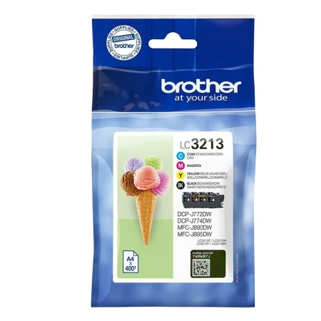 Tinteiro de Tinta Original Brother LC3213 Preto/Ciano/Magenta/Amarelo (4 Unidades) de Brother, Toners e tinta de impressora -...