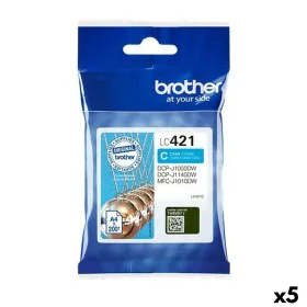 Original Ink Cartridge Brother LC421 Cyan (5 Units) by Brother, Printer toners and inks - Ref: S8434126, Price: 41,10 €, Disc...