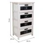 Cassettiera Alexandra House Living Bianco Legno di paulownia 29 x 73 x 40 cm di Alexandra House Living, Comò e cassettiere - ...