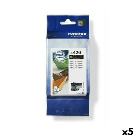 Original Tintenpatrone Brother LC426 Schwarz (5 Stück) von Brother, Toner und Druckertinte - Ref: S8434133, Preis: 126,51 €, ...