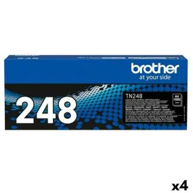 Toner Brother TN248 Noir (4 Unités) de Brother, Toners et encre pour imprimante - Réf : S8434138, Prix : 209,67 €, Remise : %