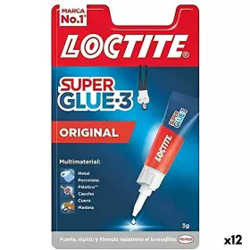 Adhesivo Instantáneo Loctite Super Glue 3 3 g (12 Unidades) de Loctite, Pegamentos instantáneos - Ref: S8434155, Precio: 37,9...