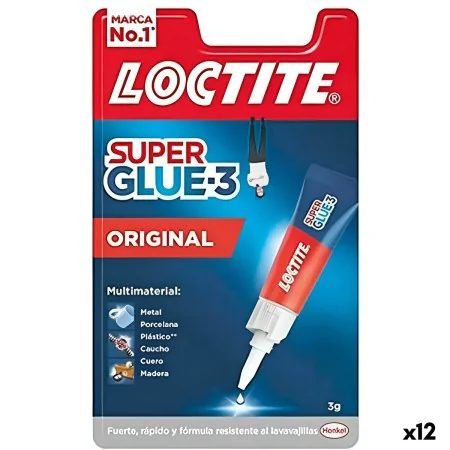 Adesivo Istantaneo Loctite Super Glue 3 3 g (12 Unità) di Loctite, Super colla - Rif: S8434155, Prezzo: 37,96 €, Sconto: %