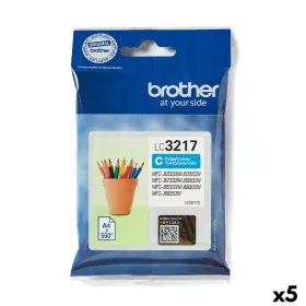 Tinteiro de Tinta Original Brother LC3217 Ciano (5 Unidades) de Brother, Toners e tinta de impressora - Ref: S8434170, Preço:...