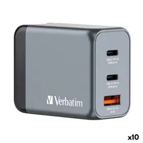 Wall Charger Verbatim GNC-65 Black 65 W Universal (10 Units) by Verbatim, Chargers - Ref: S8434198, Price: 183,27 €, Discount: %