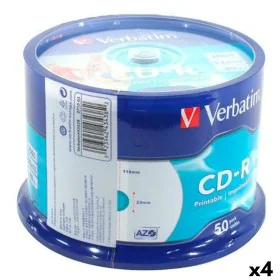 CD-R Verbatim 700 MB 52x (4 Unità) di Verbatim, Consumabili di archiviazione - Rif: S8434200, Prezzo: 94,57 €, Sconto: %