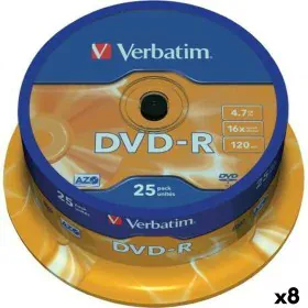 DVD-R Verbatim 4,7 GB 16x (8 Stück) von Verbatim, Speicherverbrauchsmaterial - Ref: S8434202, Preis: 131,79 €, Rabatt: %