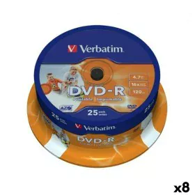 DVD-R Verbatim 4,7 GB 16x (8 Units) by Verbatim, Storage consumables - Ref: S8434204, Price: 151,89 €, Discount: %