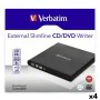 External Recorder Verbatim Slimline CD/DVD Black by Verbatim, External optical drive units - Ref: S8434214, Price: 167,81 €, ...