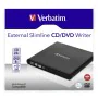 External Recorder Verbatim Slimline CD/DVD Black by Verbatim, External optical drive units - Ref: S8434214, Price: 167,81 €, ...