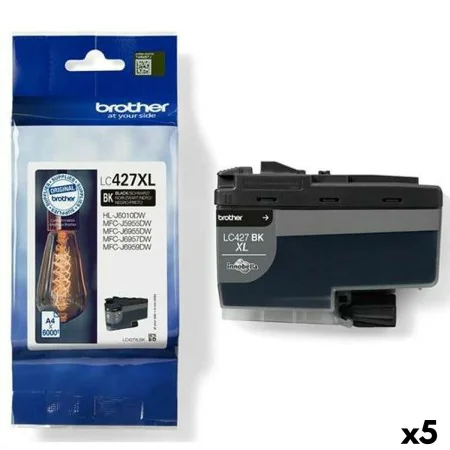 Original Tintenpatrone Brother HL-J6010DW, MFCJ5955DW, MFCJ6955DW, MFCJ6957DW,MFCJ6959DW Schwarz (5 Stück) von Brother, Toner...