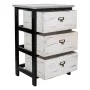 Cassettiera Alexandra House Living Bianco Nero Legno di paulownia 29 x 58 x 40 cm di Alexandra House Living, Comò e cassettie...