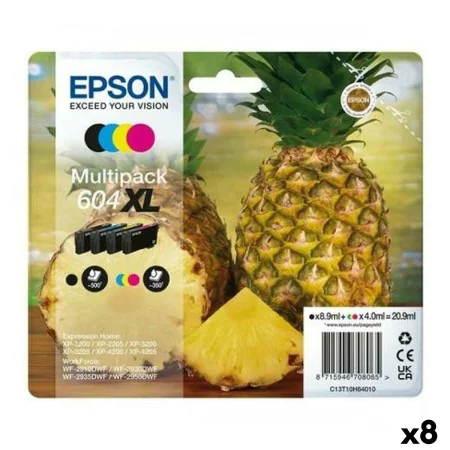 Original Tintenpatrone Epson XP-2200 WF-2910DWF 604XL Schwarz/Zyanblau/Magenta/Gelb (8 Stück) von Epson, Toner und Druckertin...