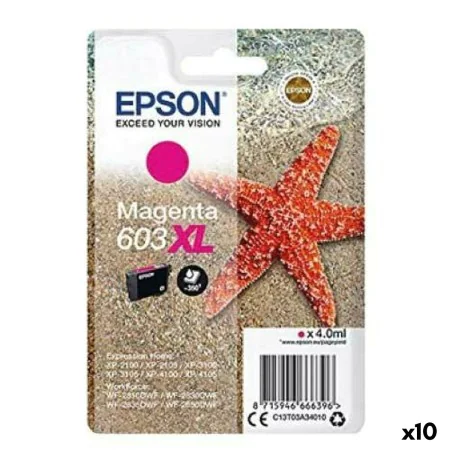 Cartuccia ad Inchiostro Originale Epson 603 XL Magenta (10 Unità) di Epson, Toner e inchiostro per stampante - Rif: S8436862,...