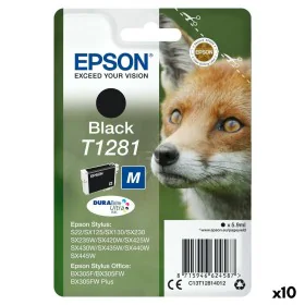 Original Ink Cartridge Epson STYLUS S22/SX125/ SX 235W /420W/425W, OFFICE BX305F Black (10 Units) by Epson, Printer toners an...