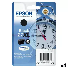 Cartucho de Tinta Original Epson WF-3000 7000 - Nº27XL Negro (4 Unidades) de Epson, Tóners y tinta de impresora - Ref: S84368...