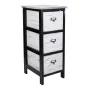 Chest of drawers Alexandra House Living White Black Paolownia wood 32 x 63 x 26 cm by Alexandra House Living, Chest of Drawer...