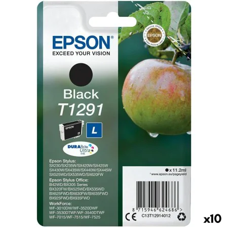 Cartucho de Tinta Original Epson SX 235W/420W/425W/BX305F/320FW Negro (10 Unidades) de Epson, Tóners y tinta de impresora - R...