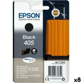 Cartouche d'encre originale Epson 405 Noir (8 Unités) de Epson, Toners et encre pour imprimante - Réf : S8436944, Prix : 201,...