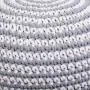 Pouffe Alexandra House Living White Grey polystyrene 45 x 30 x 45 cm by Alexandra House Living, Bean Bags - Ref: D1630909, Pr...