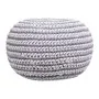 Pouffe Alexandra House Living White Grey polystyrene 45 x 30 x 45 cm by Alexandra House Living, Bean Bags - Ref: D1630909, Pr...