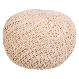 Puff Alexandra House Living Crema Poliestireno 45 x 30 x 45 cm de Alexandra House Living, Puffs pera - Ref: D1630911, Precio:...