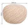 Pouffe Alexandra House Living Cream polystyrene 45 x 30 x 45 cm by Alexandra House Living, Bean Bags - Ref: D1630911, Price: ...