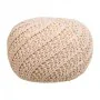 Pouffe Alexandra House Living Cream polystyrene 45 x 30 x 45 cm by Alexandra House Living, Bean Bags - Ref: D1630911, Price: ...