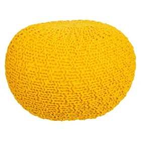 Puff Alexandra House Living Amarelo poliestireno 45 x 30 x 45 cm de Alexandra House Living, Pufes pera - Ref: D1630914, Preço...