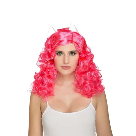 Wigs My Other Me Curled Pink by My Other Me, Wigs and hairpieces - Ref: S8604373, Price: 7,45 €, Discount: %