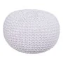 Pouffe Alexandra House Living White polystyrene 38 x 30 x 38 cm by Alexandra House Living, Bean Bags - Ref: D1630919, Price: ...