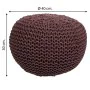 Pouf Alexandra House Living Brun foncé polystyrène 40 x 30 x 40 cm de Alexandra House Living, Fauteuils poire - Réf : D163092...